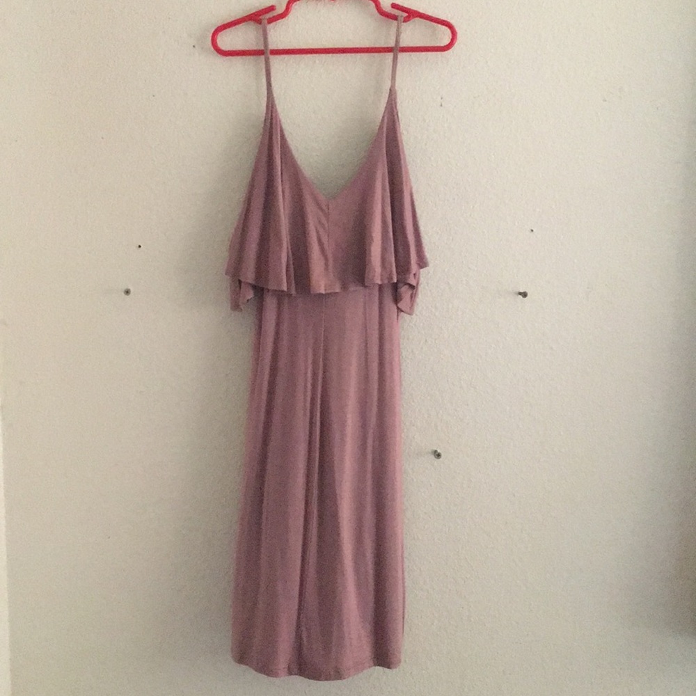 Pink fitted dress
